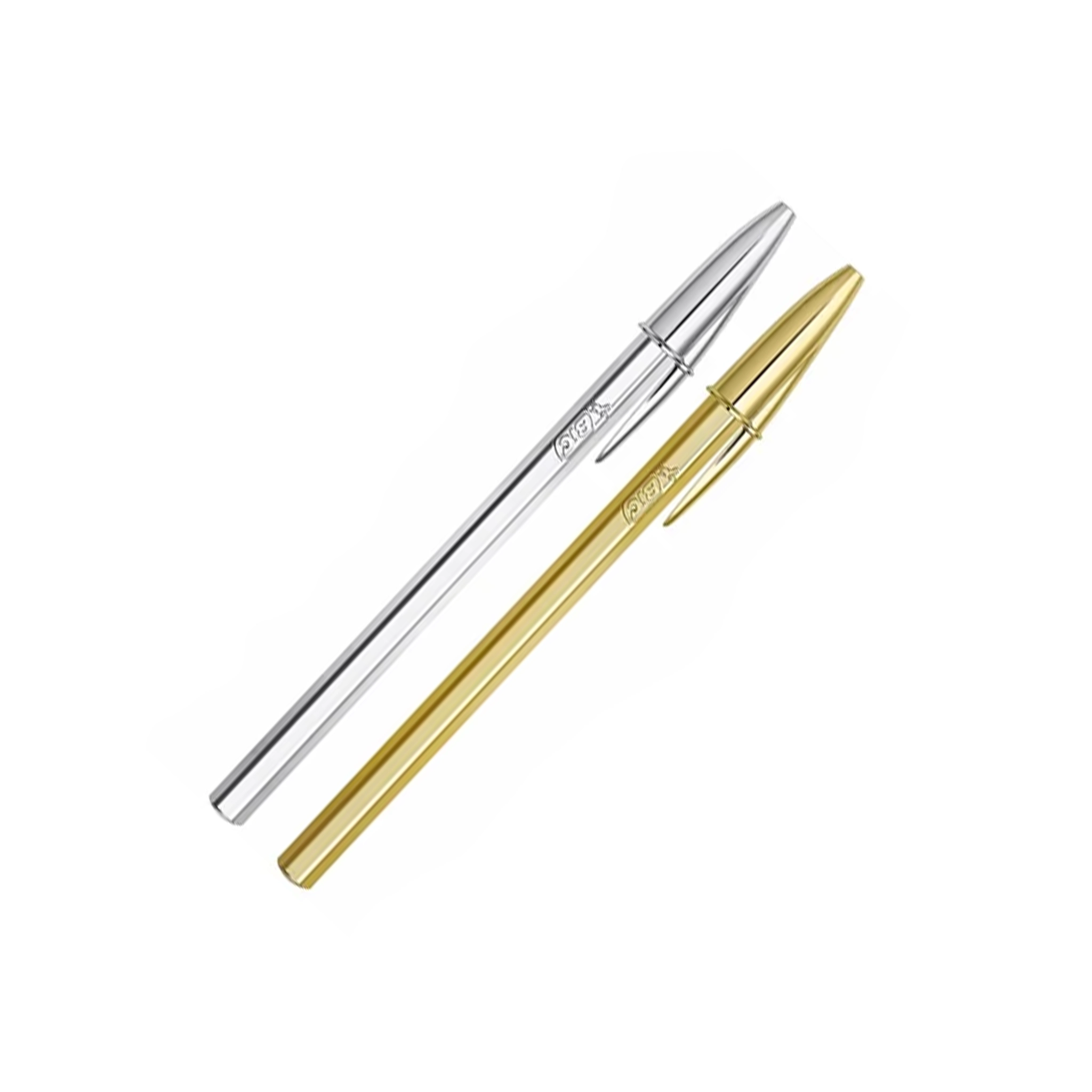 Bolígrafo Bic Dorado y Plateado