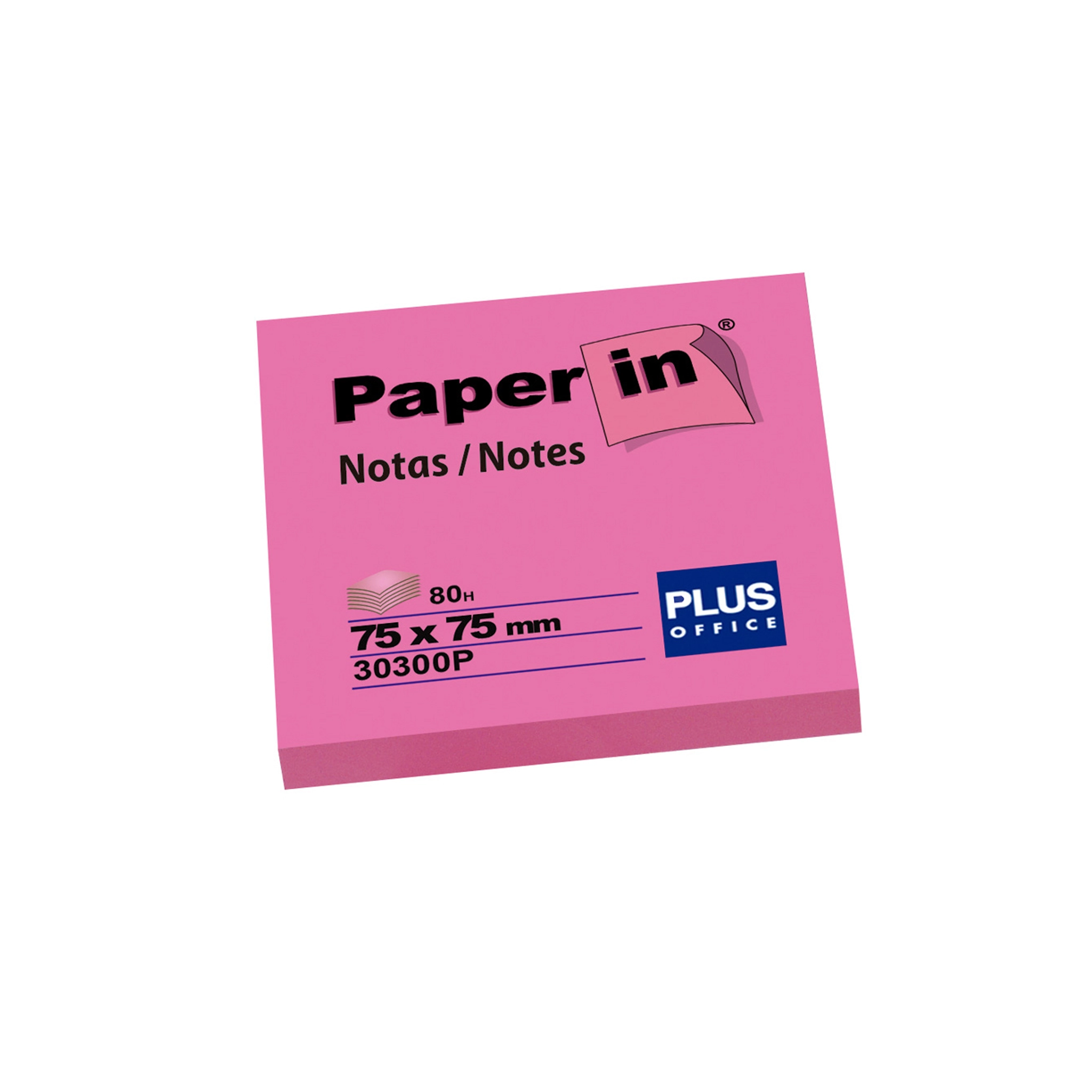 Bloc notas adhesivas 75x75 rosas