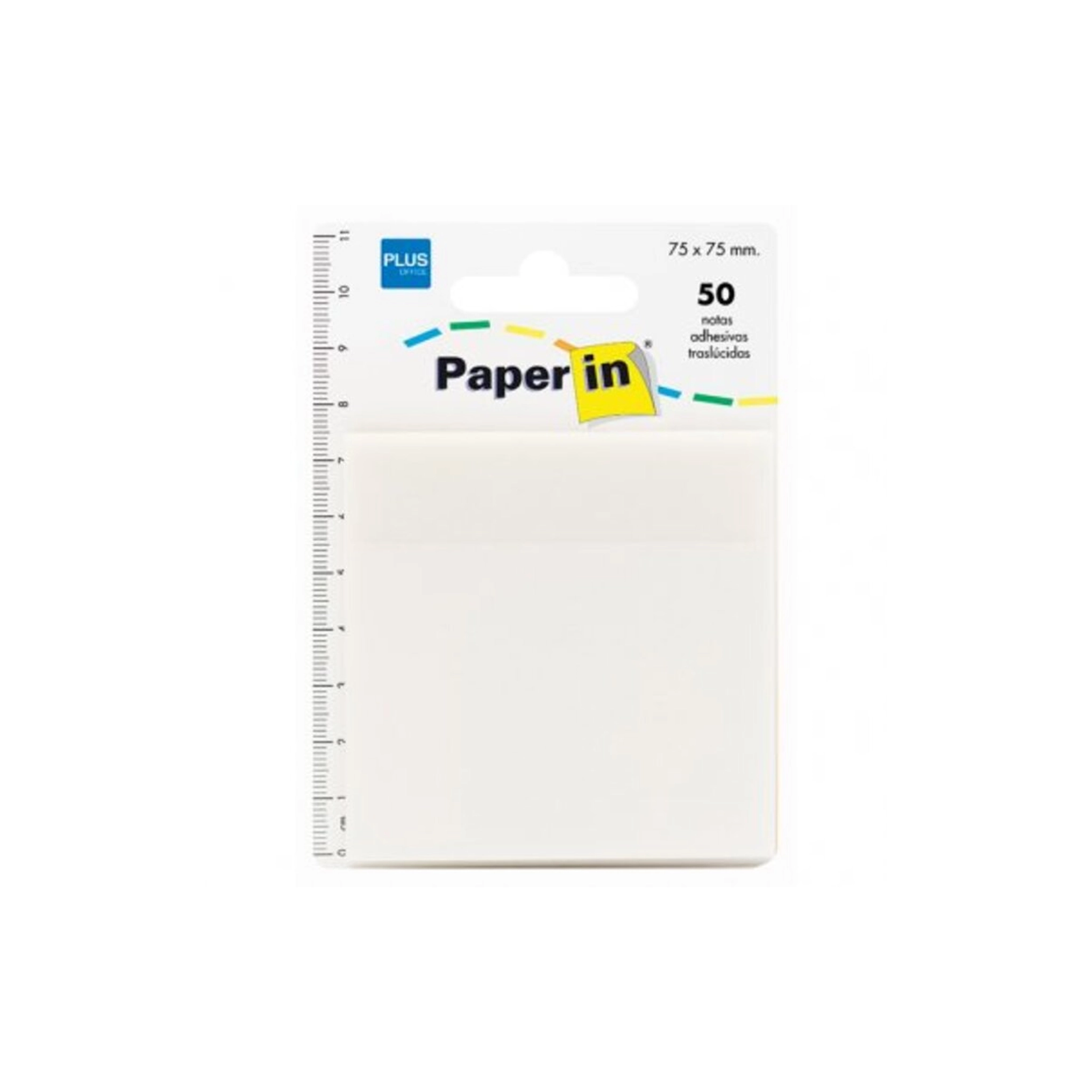 Bloc notas adhesivas 75x75 transparente